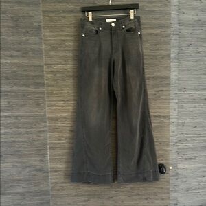 DEAR JOHN - Women's FIONA WIDE LEG Charcoal grey/black Jeans SIZE 27